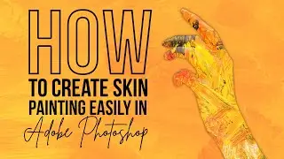 Photoshop Tutorial: Hand paint! How to Paint Graphics onto a Hand