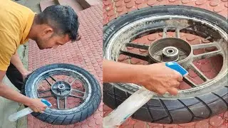 New Tubeless Tyre Fitting Process 😱😳😱 || Mount a New Tubeless Tire by Advanced Machine