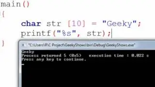 92. strset function in C Programming (Hindi)