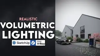 Make REALISTIC Renderings using Volumetric Lighting| V-Ray for SketchUp