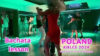 Bachata in transparent dress in  Poland: Learning and Dancing 