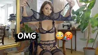 ALL BLACK Lace Agent Provocateur Try On Haul