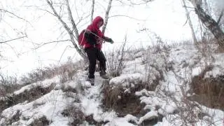 Тренировки на склонах Ини.