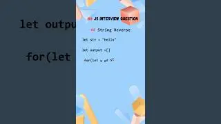 Sting Reversal Trick: Use JavaScript Unshift Method for Arrays! [2024] #javascript
