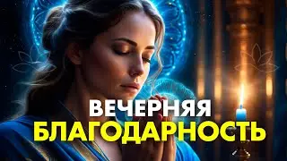 Просто слушай БЛАГОДАРУЮЩУЮ МОЛИТВУ - Изобилие ПРИМАГНИТИТСЯ Само! Вечерняя Молитва Благодарности