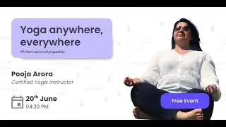 Chair Yoga & Eye Exercises for Office Workers | Free Corporate Wellness Event by IMT Care