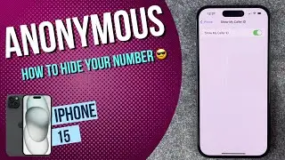 IPhone 15 - How to hide your Phone number • 📱 • 👤 • 📞 • Tutorial