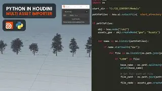 Python multi asset loader in Houdini