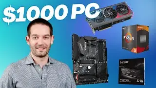 How to Pick PC Parts 🛑 $1000 Gaming PC Build 🛑 AMD Ryzen & Nvidia RTX 4060