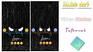 How To Make Name Art/Colour Effect/Video Editing/Name/editing tutrioul /Name Art Video Kaise Banye