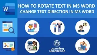 How to Rotate Text in MS Word || Change Text Direction in MS Word
