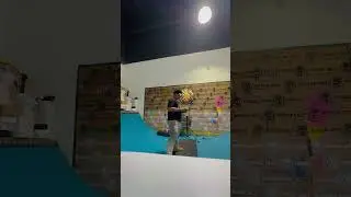 Looping myself with my mini fpv drone. VISION40