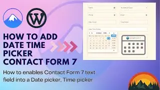 How to add Date Time picker contact form 7 | Contact form 7 addon