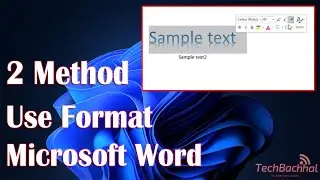 Use Format Painter In Microsoft Word Tutorial - 2 Fix How To