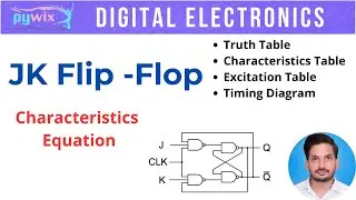 Jk Flip Flop In Digital Electronics | J-K Flip Flop Circuit Diagram | Equation Of Jk Flip Flop
