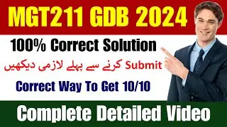 MGT211 GDB Solution 2024 || Mgt211 GDB Solution Spring 2024 || Mgt211 GDB 2024 | Mgt211 GDB Solution