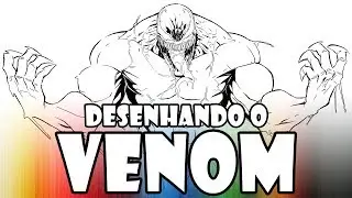 Desenhando o Venom - Speedart (Desenho digital)