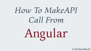 How To Make API Call From Angular To Node Express REST API