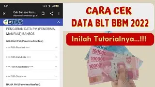Cara Cek BLT BBM 600 Ribu Di Hp Secara Online 2022 | Cara Cek Bansos 2022