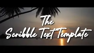 Vegas Pro Text Template Scribble/Wiggle Effect