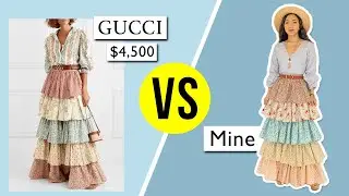 MAKING A $4,500 GUCCI SKIRT | 