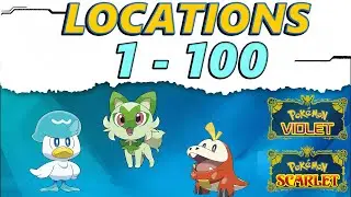 Pokemon Scarlet and Violet: Pokemon Location Guide  1 - 100