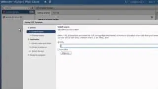 Deploying and Exporting OVF Templates in the vSphere Web Client