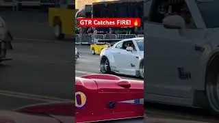 RIP Nissan GTR 🔥🚙 #fire #gtr #gtr35 #nissan #nissangtr #sportscar #viralvideo #viralvideos #viral