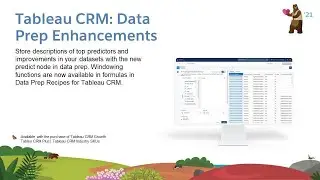 Analytics: Tableau CRM: Data Prep Enhancements