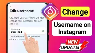 How To Change Instagram Username (2024 Updated) | How to change your username in Instagram