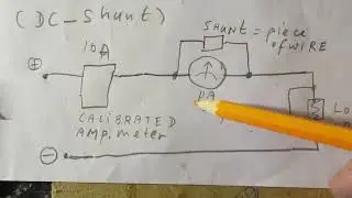 Change a 500 uA meter into a 1 Amp. or even 10 Amp. meter with a shunt, say a piece of copper wire