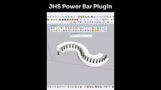 how to copy along path in sketchup free JHS Power Bar Plugin 