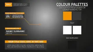 XTheme Tech Colour Swatches in Final Cut Pro FCPX