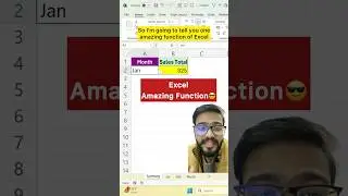 Excel Amazing Function‼️Indirect with Sum Function 