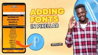 ADD CUSTOM FONTS TO YOUR PIXELLAB EASILY🧡💛🤍
