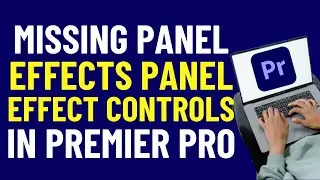 How to Get Missing Effects and Effect Controls Panel in Premiere Pro 2024 | Premiere Pro Tutorials