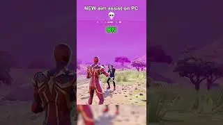AIM ASSIST ON PC IN FORTNITE💀 