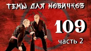 Две техники танто-дзюцу. Часть2. Темы для новичков 109.