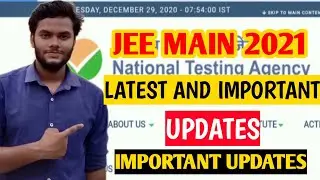 JEE MAIN 2021 UPDATES|JEE MAIN 2021 IMPORTANT AND LATEST UPDATE|JEE MAIN 2021 SYLLABUS| IIT BOMBAY