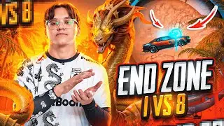 1vs8 IN THE LAST ZONE ❤️ KNOWME PUBG MOBILE