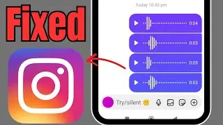 Fix Instagram Voice Messages Not Sending Problem 2025 | Instagram Voice Messages Not Playing