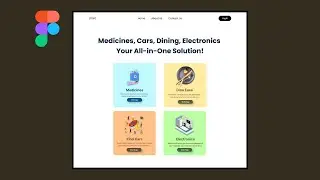 Service Web Design in Figma | Easy Step by Step Tutorial for beginners