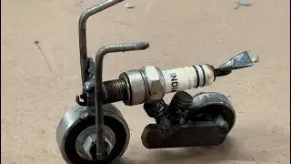 How else to use spark plug,how to make mini bike using spark plug,spark plug design 