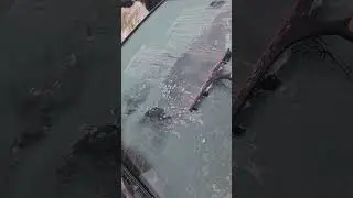 Лед почти не держится на АНТИДОЖДЕ! Наглядный тест в мороз на лобовом стекле👌