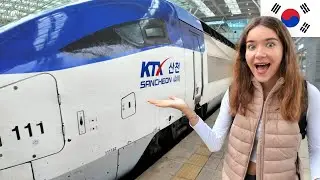 Riding Korea’s FIRST CLASS Bullet Train (Seoul to Busan) 🇰🇷