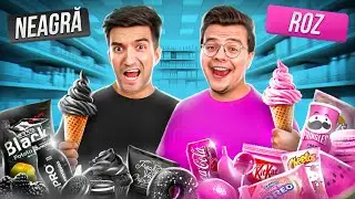 MÂNCARE NEAGRĂ vs MÂNCARE ROZ CHALLENGE !!