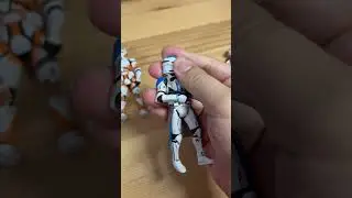 Clone trooper action figure mail call 501st Airbone trooper commander deviss #starwarsactionfigures