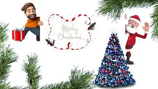 Merry Christmas Animation Effects Free Templates || Green Screen Effects || VFX