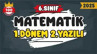 6. Sınıf Matematik 1.Dönem 2.Yazılı 