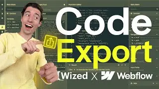 Code Export in Wized (How to Export your JavaScript Code from Wized!)